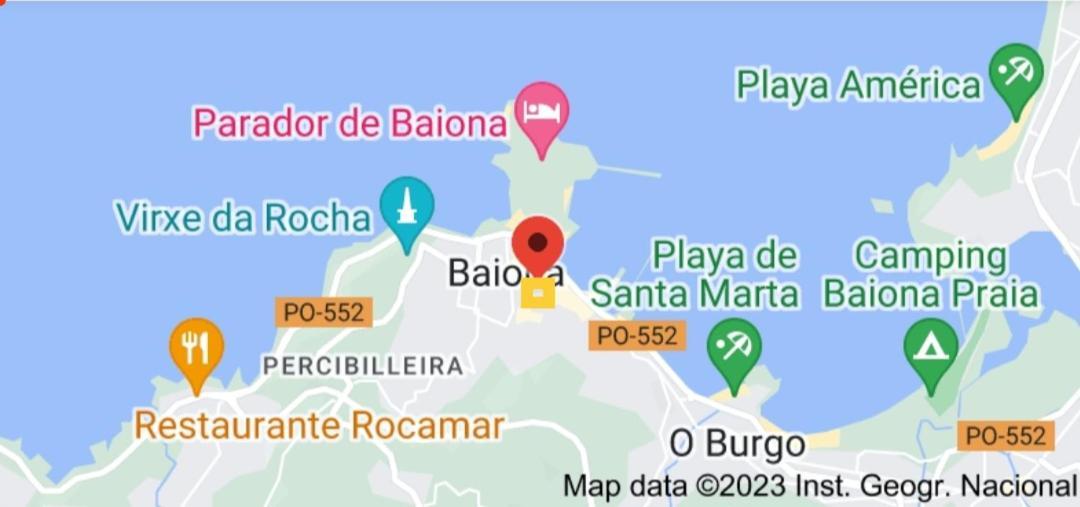 Vivienda En El Casco Historico De Baiona Villa Buitenkant foto